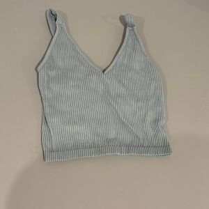 Wishlist Ribbed Kids Tank Top - Soft Blue